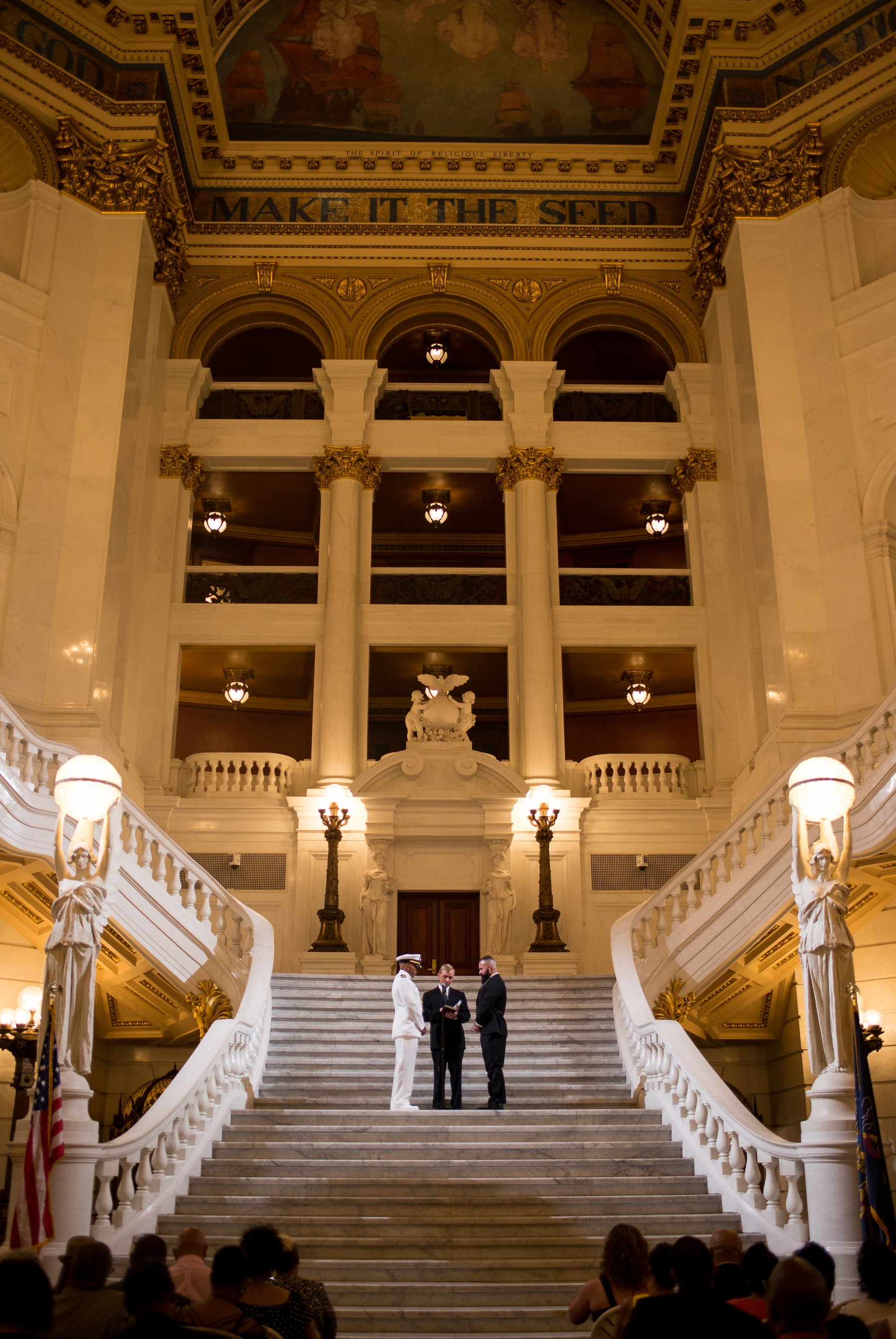 Harrisburg Capitol Rotunda Wedding